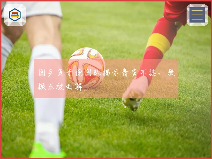 国乒负于德国队揭示青黄不接，樊振东被曲解